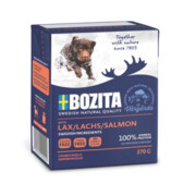 Bozita Kawałki w galaretce łosoś 370g x 12 + prezent BOZITA