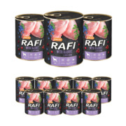 Dolina Noteci Rafi z królikiem 12x800g + prezent RAFI
