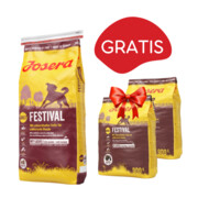 Josera Festival Adult 12,5kg + 2 x 900g GRATIS + prezent JOSERA