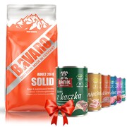Josera Bavaro Solid Adult 20/8 18kg + Fafik karma mokra mix smaków 6x400g + prezent JOSERA