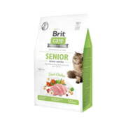 Brit Care Cat Grain-free Senior Weight Control 2kg + prezent BRIT