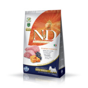 Farmina N&D GF Adult Mini Dog Pumpkin Lamb & Blueberry 7kg + prezent FARMINA