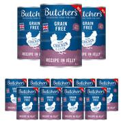 Butcher's Original Recipe z kurczakiem w galaretce 400g x 12 + prezent BUTCHERS