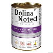 Dolina Noteci Premium bogata w królika z żurawiną 12x400g + prezent DOLINA NOTECI