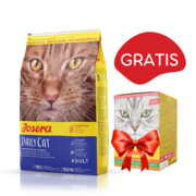 Josera DailyCat Adult 10kg + Josera Multipack Pate 85g x 6 GRATIS + prezent JOSERA