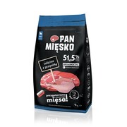 Pan Mięsko dla szczeniąt Cielęcina z przepiórką L 9kg + prezent PAN MIĘSKO