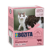 Bozita Feline w sosie wołowina 370g x 12 + prezent BOZITA