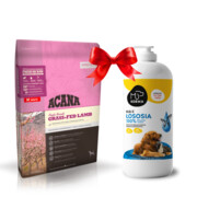 Acana Singles Grass Fed Lamb 11,4kg + Koema Olej z łososia 1l + prezent ACANA