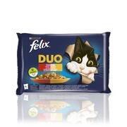 Felix Fantastic Duo Wiejskie Smaki w galaretce 85g x 4 (multipak x 1) + prezent FELIX