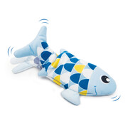 Catit Groovy Fish Interaktywna zabawka z kocimiętką z wejściem USB niebeska 25cm + prezent HAGEN CATIT