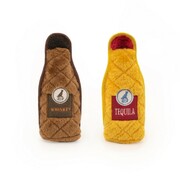 ZippyPaws Pluszowe butelki Whiskey Tequila 20cm 2szt. + prezent ZIPPYPAWS