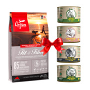Orijen Fit & Trim Dog 11,4kg + Benji's Planet Zestaw Degustacyjny 410g x 4 + prezent ORIJEN