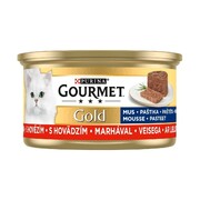 Gourmet Gold Mus z wołowiną 85g x 12 + prezent GOURMET