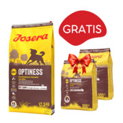 Josera Optiness Adult 12,5kg + 2 x 900g GRATIS + prezent JOSERA
