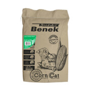 Żwirek Super Benek Corn Cat świeża trawa 25l + prezent BENEK