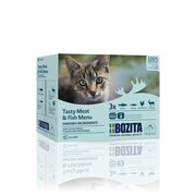 Bozita Feline Multibox mięso i ryby w sosie 85g x 12 (multipak) + prezent BOZITA