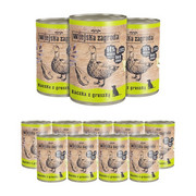 Wiejska Zagroda Kaczka z Gruszką 400g x 12 + prezent WIEJSKA ZAGRODA