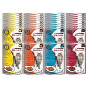 Super Benek Soczyste Fileciki w sosie MIX 4 smaków 85g x 36 + prezent BENEK