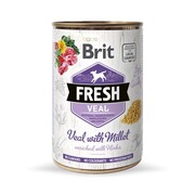 Brit Fresh Veal with Millet 6x400g + prezent BRIT