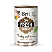Brit Fresh Turkey with Peas 6x400g + prezent BRIT