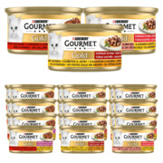 Gourmet Gold Kawałki w sosie Mix 3 smaków 85g x 24 + prezent GOURMET