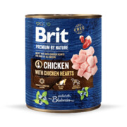 Brit Premium By Nature Chicken with Chicken Hearts 6x800g + prezent BRIT