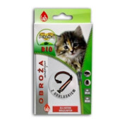 Pchełka Obroża BIO przeciw ektopasożytom dla kotów odblaskowa 30cm + prezent PCHEŁKA