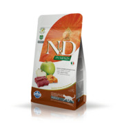 Farmina N&D GF Adult Cat Pumpkin Venison & Apple 300g + prezent FARMINA