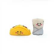 ZippyClaws Pluszowe zabawki Taco i burrito 9cm 2szt. + prezent ZIPPYPAWS
