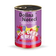 Dolina Noteci Superfood Sarna i Wołowina 6x400g + prezent DOLINA NOTECI
