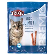 Trixie Premio Stick Quintett paluszki z łososiem i pstrągiem 5szt. + prezent TRIXIE