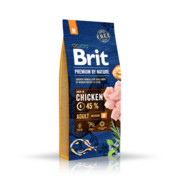 Brit Premium By Nature Adult Medium M 1kg + prezent BRIT