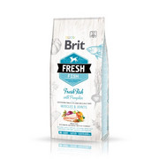 Brit Fresh Fish with Pumpkin Adult Large 12kg + prezent BRIT