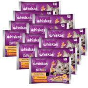 Whiskas Adult Kremowe Wariacje w sosie 85g x 48 (multipak x 12) + prezent WHISKAS