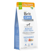 Brit Care Sustainable Adult Large Breed Chicken & Insect 12kg + 2kg GRATIS + prezent BRIT