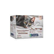 Bozita Feline Indoor & Sterilised mix smaków w sosie 85g x 12 (multipak) + prezent BOZITA