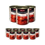 Animonda GranCarno Original Junior wołowina i kurczak 800g x 12 + prezent ANIMONDA