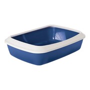 Savic Kuweta Iriz z rantem granatowa 50x37x14cm + prezent SAVIC