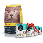 Josera Catelux Adult 10kg + Koema mus dla kota Pakiet próbny 400g x 4 + prezent JOSERA