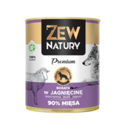 Zew Natury 89% mięsa jagnięcina 6x800g + prezent ZEW NATURY