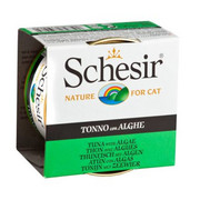 Schesir Adult w galaretce tuńczyk z algami 85g x 12 + prezent SCHESIR