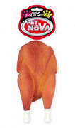 Pet Nova Zabawka gumowa Chicken Grill z dźwiękiem 19cm + prezent PET NOVA
