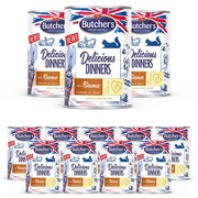 Butcher's Delicious Dinners z dziczyzną w galaretce 400g x 12 + prezent BUTCHERS