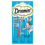 Dreamies Meaty Sticks przysmak dla kota łosoś 30g + prezent DREAMIES