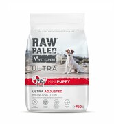 VetExpert Raw Paleo Ultra Beef Mini Puppy 750g - sucha karma z wołowiną dla szczeniąt małych ras + prezent RAW PALEO
