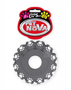 Pet Nova Opona gumowa w łapki Tire z dźwiękiem 11cm + prezent PET NOVA