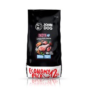 John Dog Indyk z łososiem, kaczką i jagnięciną 12kg + prezent JOHN DOG