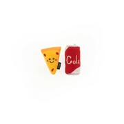 ZippyClaws Pluszowe zabawki Pizza i Cola 7,5cm 2 szt. + prezent ZIPPYPAWS