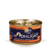 Moonlight Dinner puszka Nr. 1 kurczak i serca kurczaka 80g x 12 + prezent MOONLIGHT