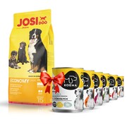 Josera Josidog Economy 15kg + Koema mix 6 smaków 400g x 6 + prezent JOSERA